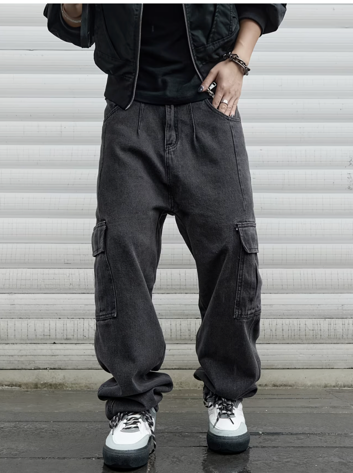 Baggy Cargo Jeans - Oversize Vintage