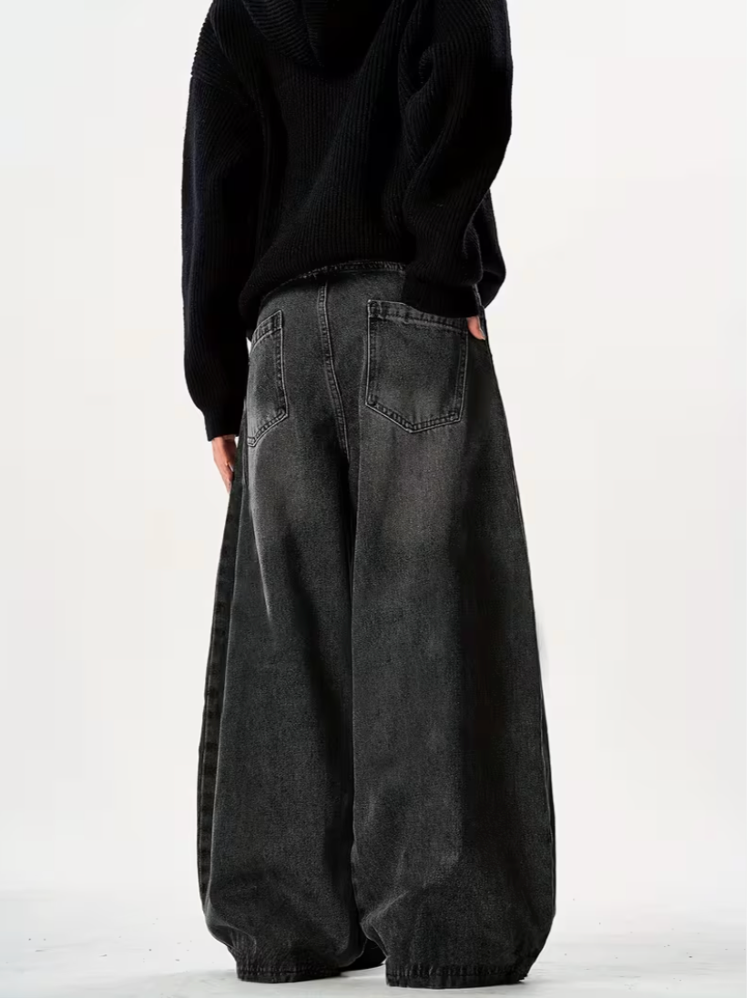 Extra Baggy Vintage Washed Demin Jeans