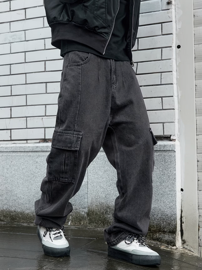 Baggy Cargo Jeans - Oversize Vintage