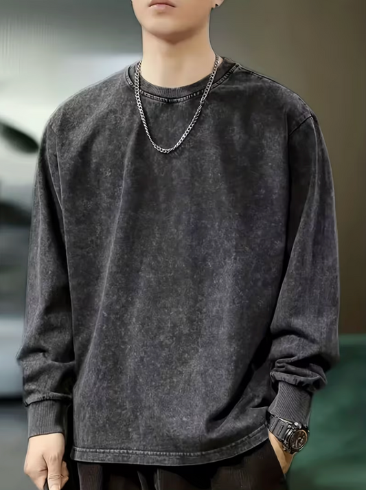 Washed Dark Long Sleeve